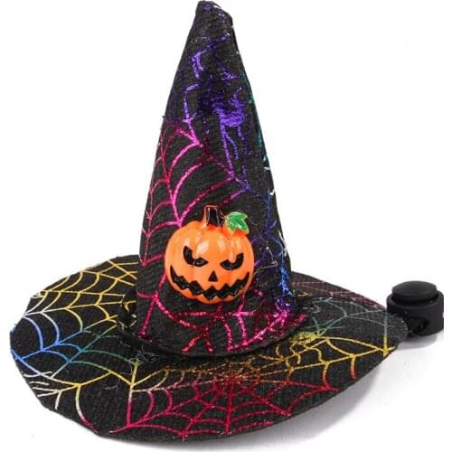 Halloween Pet Accessories Hats for Cats Pumpkin Pattern Halloween Pet Dog Hats Funny Accessories Cats Halloween Decoration Hat