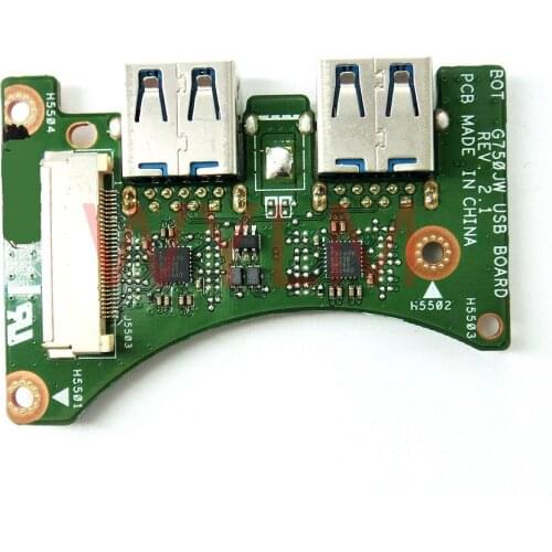 Free shipping for ASUS G750 G750JX G750JH G750JM G750J G750JW G750JS G750JZ USB Board Platelets Laptop IO Board Interface Board