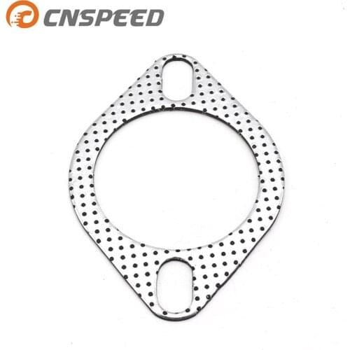 CNSPEED Aluminum 2.5 inch 63mm Car Engine Exhaust Gasket Downpipe Flange Universal Exhaust Pipe Gasket 5pcs/Lot