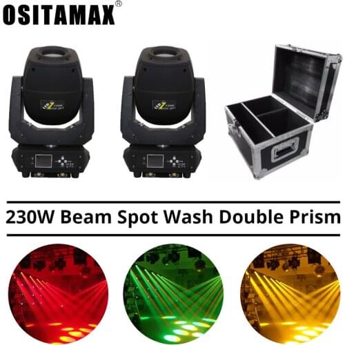 DJ Lighting 230w Spot Light Moving Head Beam Spot Wash 3IN1 Gobo Lamp DMX512 Control 230 Spot Beam Moving Head Disco Party Light