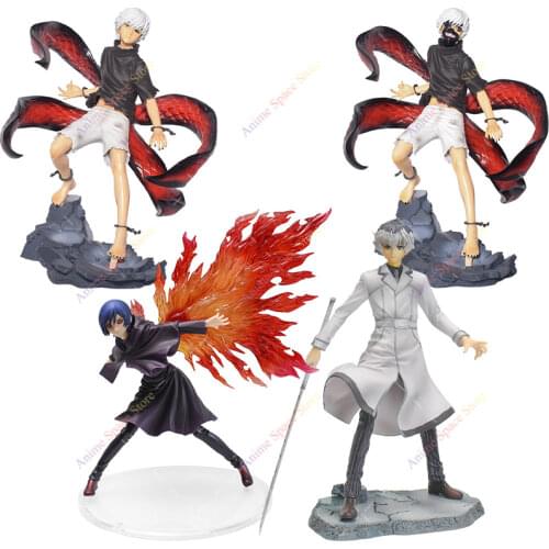 Action Figure Tokyo Ghoul Figurine Toy Kaneki Ken PVC Anime Model Tokyo Ghoul Figuras Model Collections Dark Jin Muyan Doll Toys