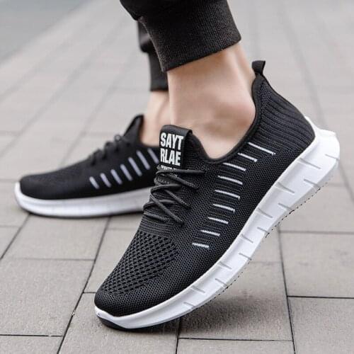 Hot Sale Light Man Running Shoes Comfortable Breathable Mens Sneaker Casual Antiskid and Wear-resistant Jogging Men Sport Shoes