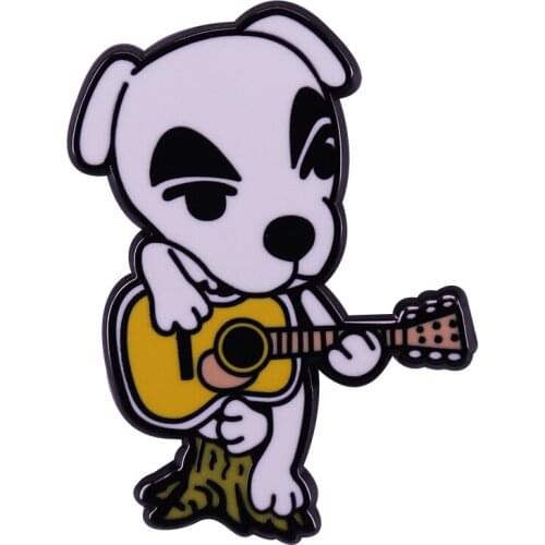 K.K. Sliders Free Music Enamel Pin I'm in town for a spell, playing tunes before I hit the road again