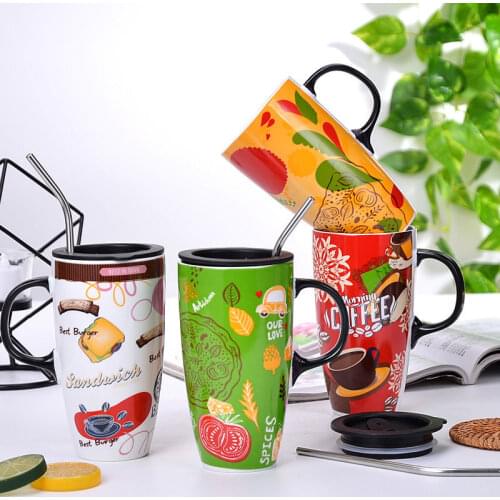 Kitsakorn Mugs With Lid