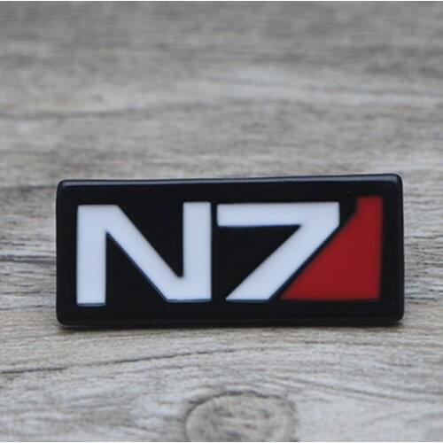 L1418 Game Mass Effect Metal Brooches and Pins Enamel Pin for Backpack/Bag Badge Brooch Collar Jewelry
