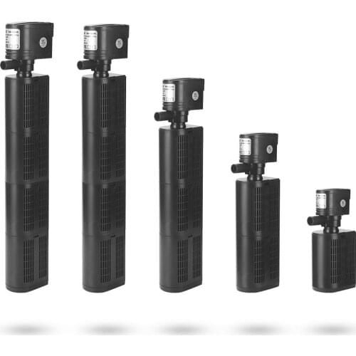 Powerful Aquarium Filter Pump 12/18/25/35W For Fish Tank Filtration, Pond Submersible Biological Plus Sponge Filter Pump Spray