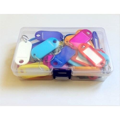 Factory wholesale color plastic key card creative key chain record number tag luggage tag tag accessories pendant