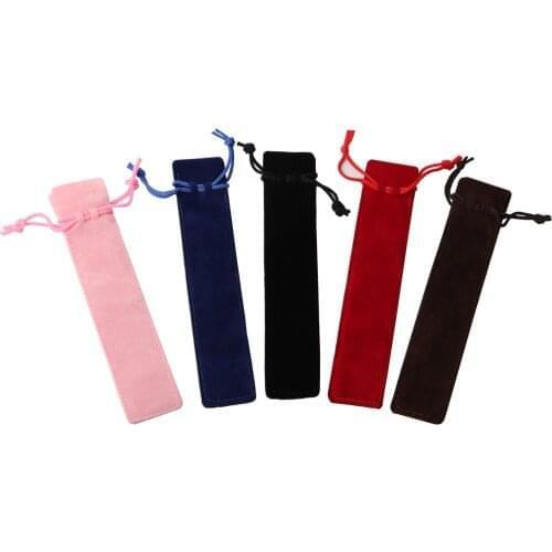 10PCS/LOT GENKKY Pencil Bags Cute School Supplies BTS Stationery Gift School Cute Pencil Box Pencilcase Velvet Pouch Pencil Bag