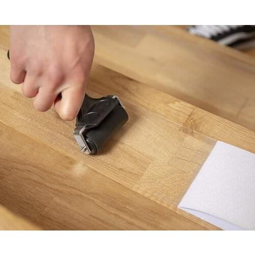 Clear Non-Slip Stair Treads Tape Pre Cut Anti-Slip Stair Grip Tape for Wooden Stairs Indoor Non-Skid Adhesive Strips