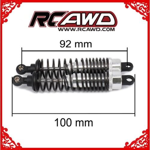 Adjustable Type 100mm Alloy Aluminum Shock oil Absorber For Rc tamiya truck Car 1/10 Damper Buggy Hpi Hsp Traxxas Axial Tamiya