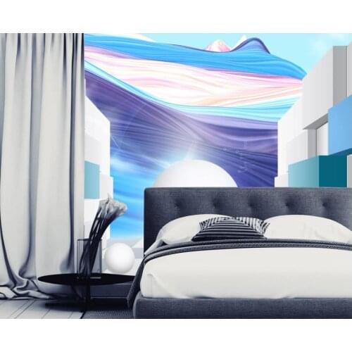 Modern wallpaper for living room 3D stereo abstract geometric wallpapers living room background wall