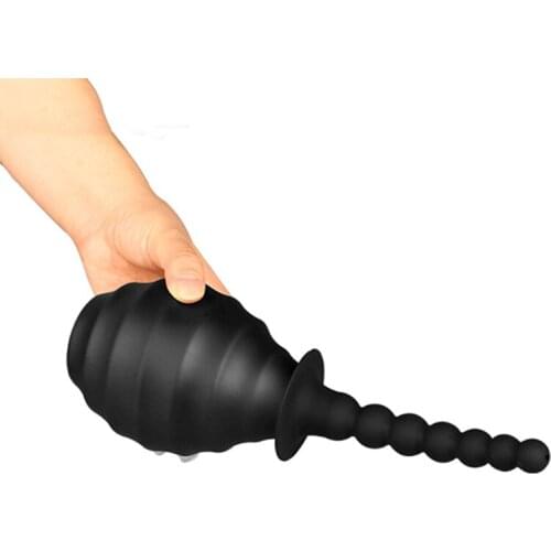 Vaginal Cleaning Anal Toy 380ml Shower Tip Sprinkler Enema Men Women Silicone Adult Toy Exotic Accessory Cleaner Butt Plugs 6