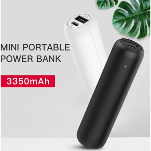 RAXFLY 3350MAh Mini Power Bank For Xiaomi USB Portable Charger Fast Charging Powerbank For huawei External Mobile Battery Pack