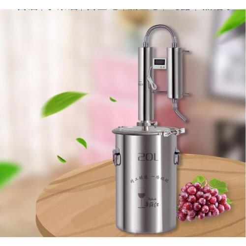 High Quality Wine Alcohol Ethanol Distiller Guzzle Moonshine Still Stainless Copper Home Brewing Kit 60L