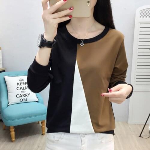 Shintimes Hit The Color Women Hoodies Sweatshirtsc 2019 Winter Patchwork Cotton Long Sleeve Plus Size Hoodie Female Sweat Femme