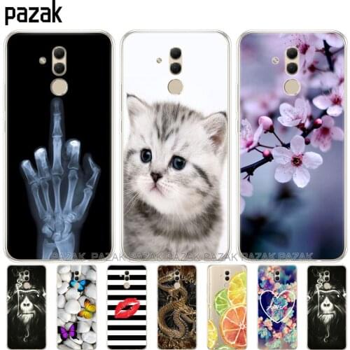 Soft silicone phone case For Huawei Mate 20 Lite Cases 6.3 inch Transparent Silicon Phone For Huawei Mate 20 Lite Cover