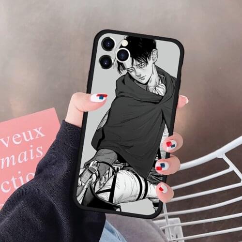 ZUIDID Attack on Titan Phone Case For iPhone 12 Pro Max 11 X XS XR SE20 6 7 8Plus Anime Japanese Hard Silicone Cover Matte Coque