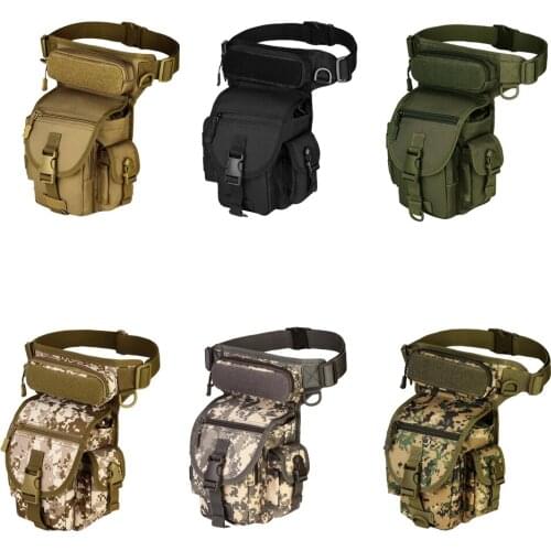 Men Tactical Motorcycle Riding Hip Fanny Pack Waist Thigh Drop Leg Bag