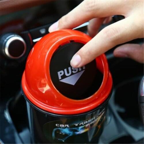 Trash Can Car Organizer Garbage Holder Auto Door Seat Back Trashbin Paper Dustbin Storage