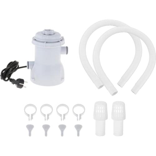 Above Ground Swimming Pool Electric Filter Pump Cleaning Tool 300GAL EU/US Type