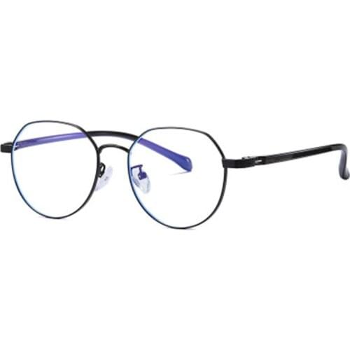 OEYEYEO New Lightweight Metal Full Rim Optical Frame Goggles For Mens Computers Womens Classic Fashion Frame Wide Legs 2123