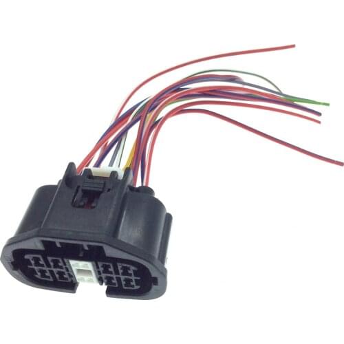 Original for Mazda 6 car headlight assembly wiring harness main plug 12Pin M6 headlight connector cable housing