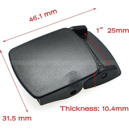 Webbing 25mm Plastic Belt Buckle Cam Buckle Backpack Slide Toggle Clip Clasp Travel Suitcase Belt Accessories