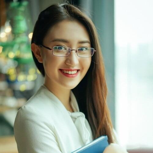 Zerosun Semi Rimless Eyeglasses Frames Women Male Half Down Rim Glasses Ladies Men Reading Eyewear Spectacles for Prescription