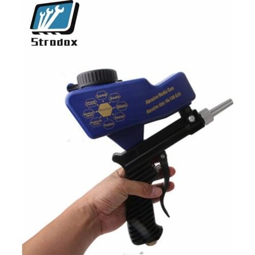 Portable gravity sandblasting gun pneumatic sandblasting kit anti-rust sandblaster small sandblasting machine