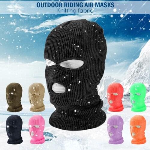 Bike Cycling Motorcycle Helmet Hat Full Face Cover Ski Mask CS Windproof Knit Beanies Bonnet Balaclava Winter Warm Unisex Caps