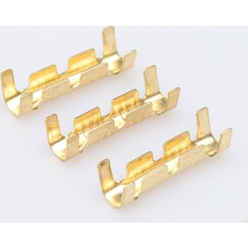 453 U-shaped Terminal Tab Cold Inserts Connectors Cold Terminal Small Teeth Fascia Terminal,0.3-1.5mm2 Wire Crimp Connector