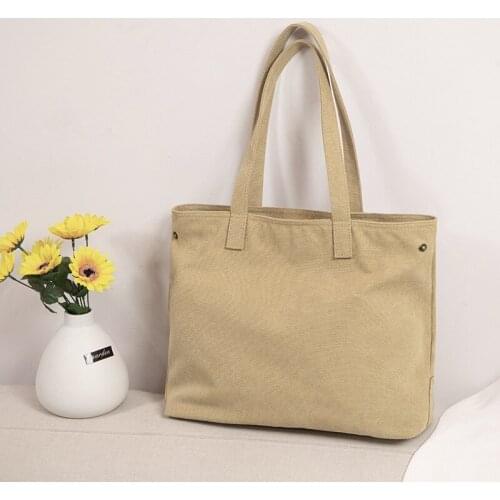 Tote Bags for Women 2021 New Simple Canvas Bag Large Capacity Storage Tote Bag Ladies Single Shoulder Bag Purses and Handbags Gg