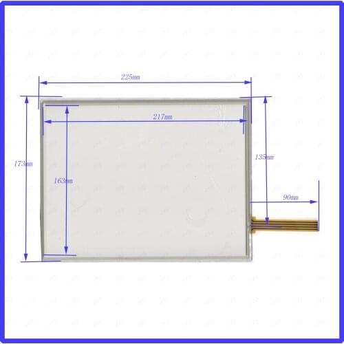 ZhiYuSun ST104003 225mm*173mm 10.1inch 4-wire resistive touch panel for Car DVD, 225*173 GPS Navigator screen glass ST104003