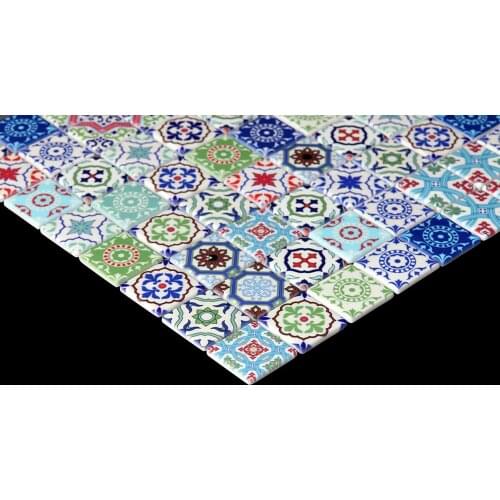 B and q mosaic tiles