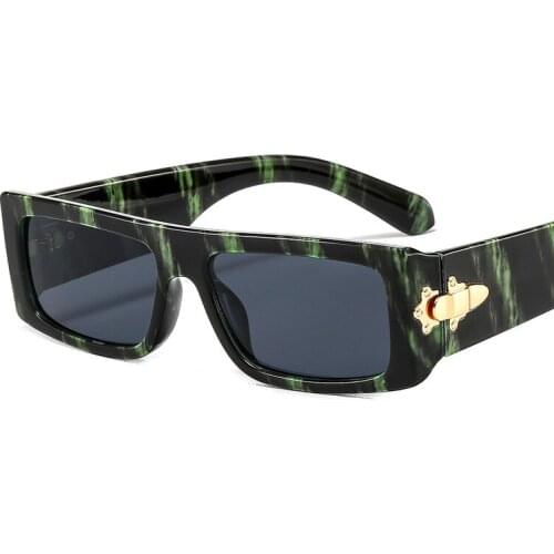 2021 Square Sun Glasses Luxury Brand Travel Rectangle Sunglasses Men Women Vintage Retro Eyewear Oculos Lens Driver Goggles