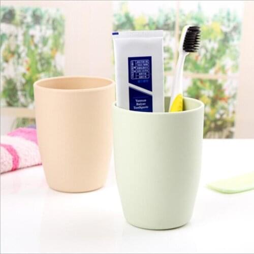 BASUPPLY 2Pcs/lot Bathroom Tumblers Tooth Tumblers Cup Bottle Toothbrush Toothpaste Holder Kitchen Bathroom Accessories Set