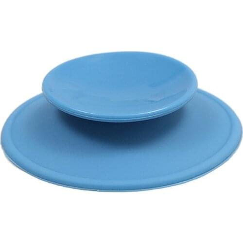 Baby Feeding Anti-slip Pads Suction Cup Children Silicone Dish Cup Double Sucker Mats Coasters Y1QF