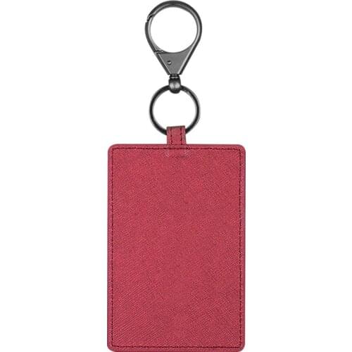 PU Leather Key Card Holder Lightness and Portability No Space Occupy Protector Key Chain for Tesla Model 3 Accessories