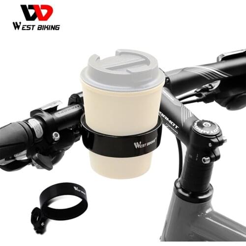 WEST BIKING Bicycle Bottle Holder Cage Cycling Bottle Coffee Cup Holder Tea Cup Bike Bracket Aluminum Bicycle Bottle Cage Holder