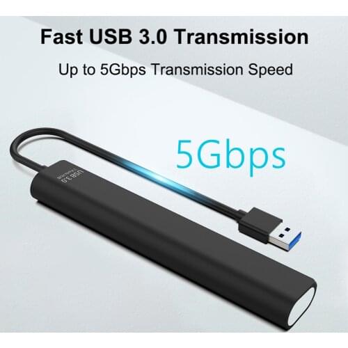USB C Hub Type C Dock OTG to Multi USB 3.0/2.0 Hub/Splitter 5Gbps High Speed 7 Ports SD Lan Adapter for PC Computer