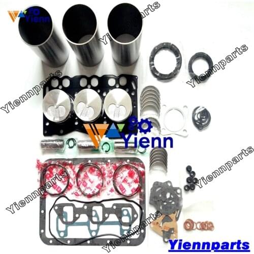 3D68E Overhaul Rebuild Kit Cyliner Liner Piston With Ring Bearing set For Komatsu Diesel Engine Parts