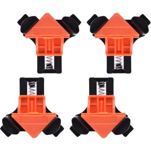 4-piece set of woodworking right-angle fixture positioning 90 degree right-angle fixed puncher installer frame puncher bracket