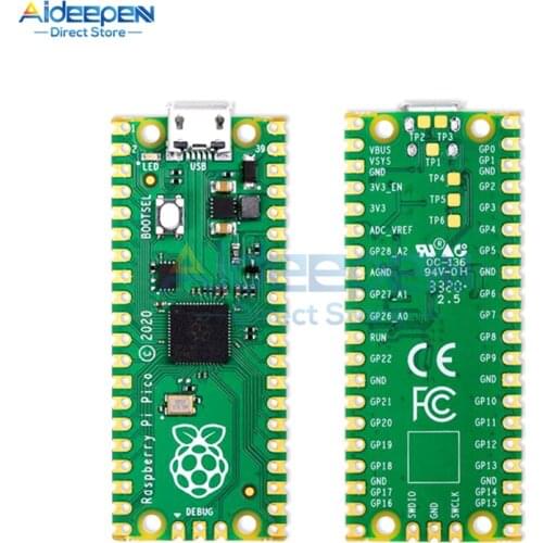 Official For Raspberry pi pico Microcontroller Development Board Dual-core ARM Cortex M0+ Processor 133 MHz Operating Frequency