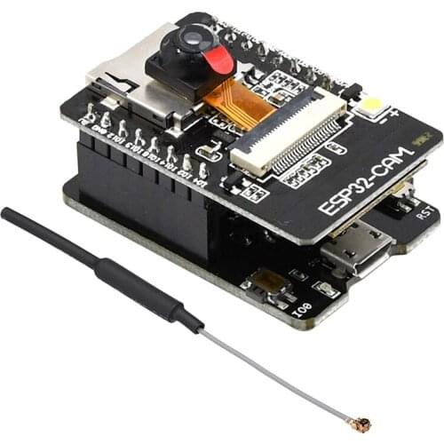 WiFi Bluetooth Board ESP32-CAM-MB Micro-USB to Serial Port CH340G with OV2640 Camera Module Mode ,with 2.4G Antenna