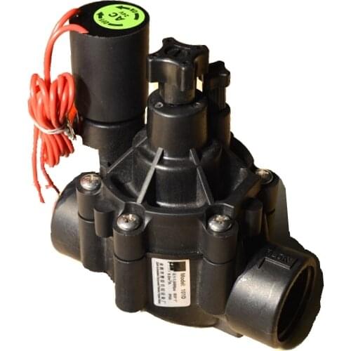 Zanchen 1 inch. D Series Inline Plastic Residential Irrigation Valve with Flow Control- Female Pipe Thread