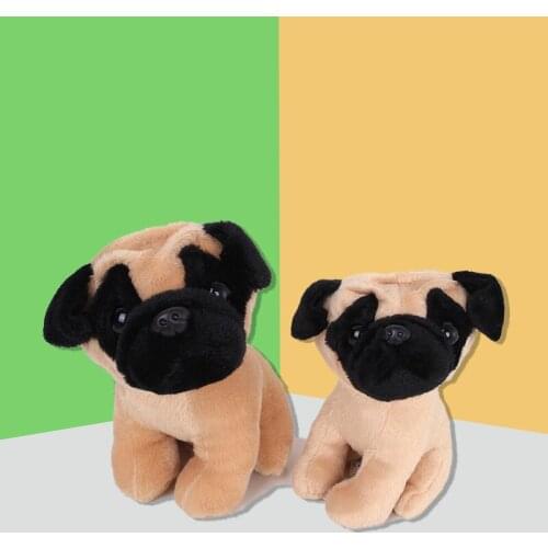 Cute 18-19cm plush Simulation puppy plush stuffed Soft good quality lovely new good quality Halloween Christmas gift kid Toy