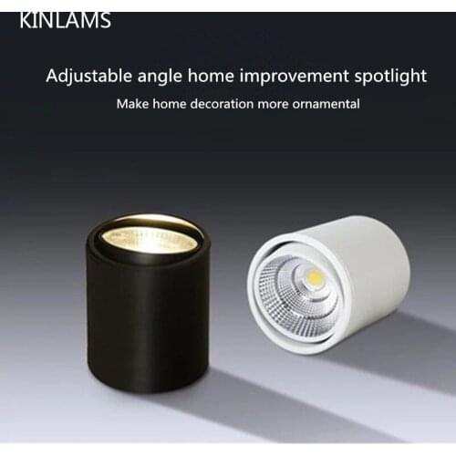 Adjustable Angle Spotlight Downlight LED Wine Cabinet Light Embedded Corridor Ceiling Light Wardrobe Bar Spotlight Indoor Lamp