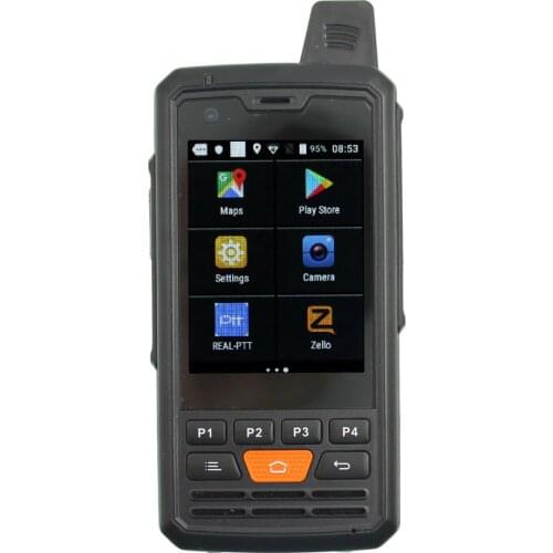 UNIWA F50 4G Network Radio 4G-P3 4000mAh Android 6.0 Smart Phone POC Radio LTE/WCDMA/GSM Walkie Talkie Real PTT Zello