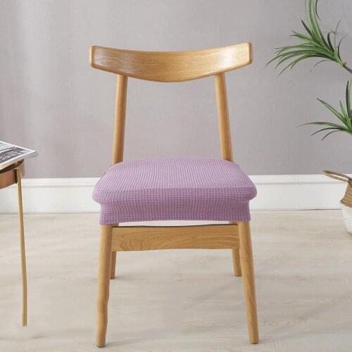 Waterproof Chair Cover Washable Elastic Seat Cover Removable Spandex Dining Room Chair Seat Covers Office Dining Room Home Decor