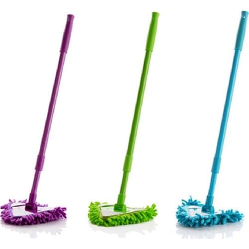 Retractable Mini Mop Mini Flat lazy mop wall household cleaning brush chenille mop washing mop dust brush Home Clean Tools